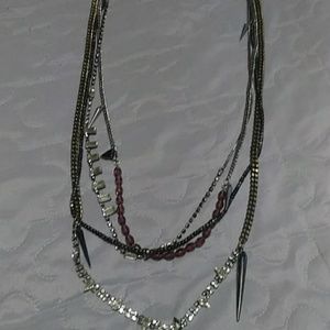 Multiple strand necklace